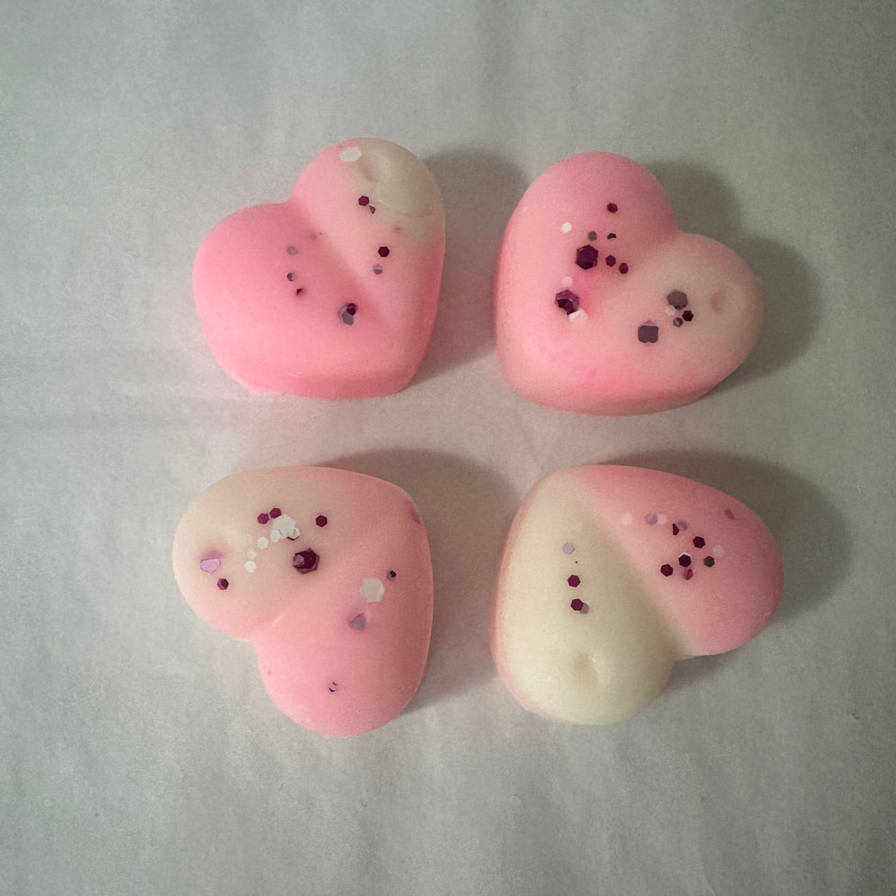 Strawberry & lily hearts & stars
